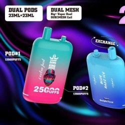 Bangking 25000 Puffs Dual Pods 12500 puffs+12500 puffs 23ml+23ml e-liquid Disposable Vapes